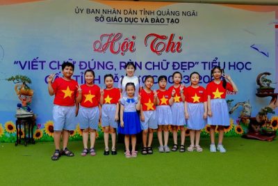 Trường TH Phan Văn Đường tham gia hội thi viết chữ đúng – rèn chữ đẹp cấp tỉnh năm học 2023-2024